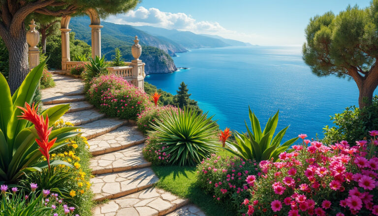 découvrez le jardin exotique d'èze, ses horaires d'ouverture, tarifs d'entrée et profitez d'un panorama spectaculaire sur la mer méditerranée.
