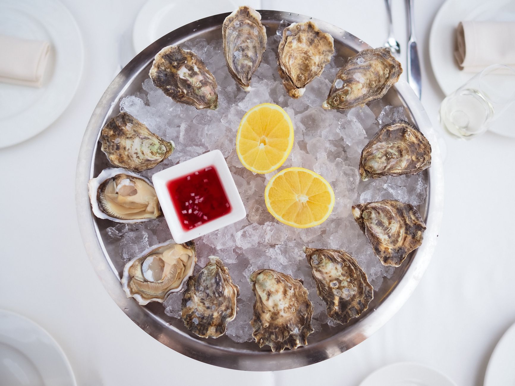 Restaurants à Biscarrosse-Plage avec vue océan pour déguster des fruits de mer frais — restaurant fruits de mer vue océan
