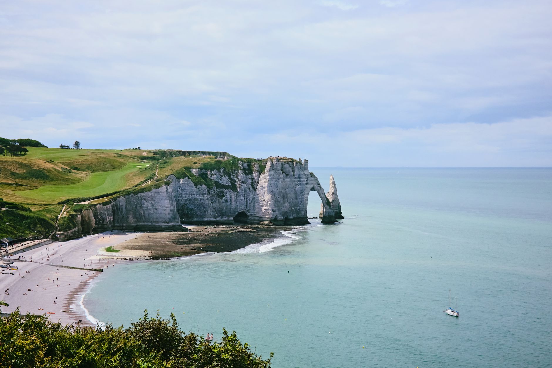 Les falaises de Normandie, d'Étretat — falaises de Normandie Étretat arches naturelles
