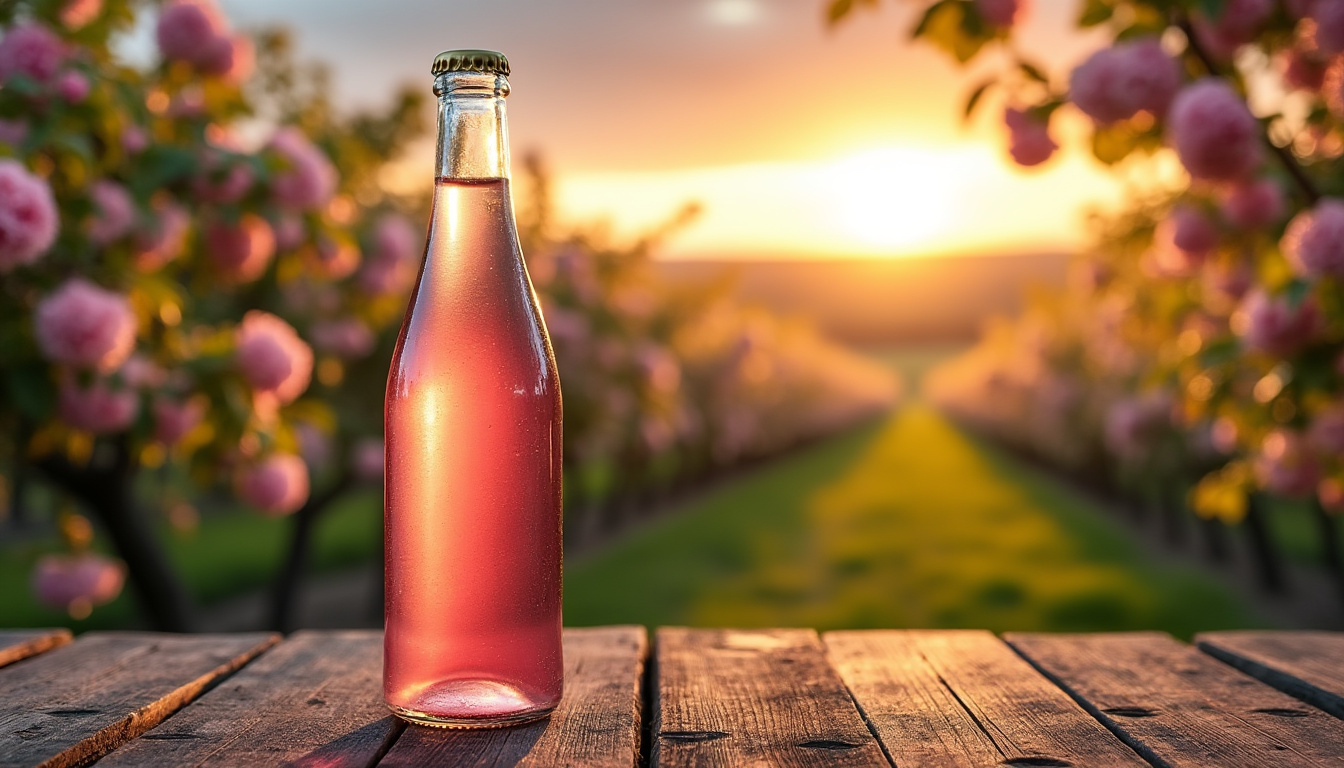 découvrez ce qu'est le cidre rosé, ses caractéristiques uniques et le processus de fabrication qui lui donne sa couleur et son goût délicat.